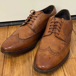 (Mint) Cole Haan Grand OS Wingtip Oxford (Brown, Size 9)